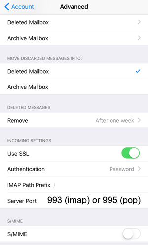 ios mail